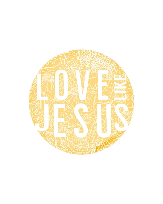 Love like Jesus Sticker