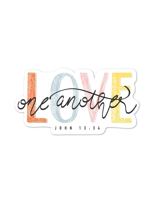 Love One Another Sticker