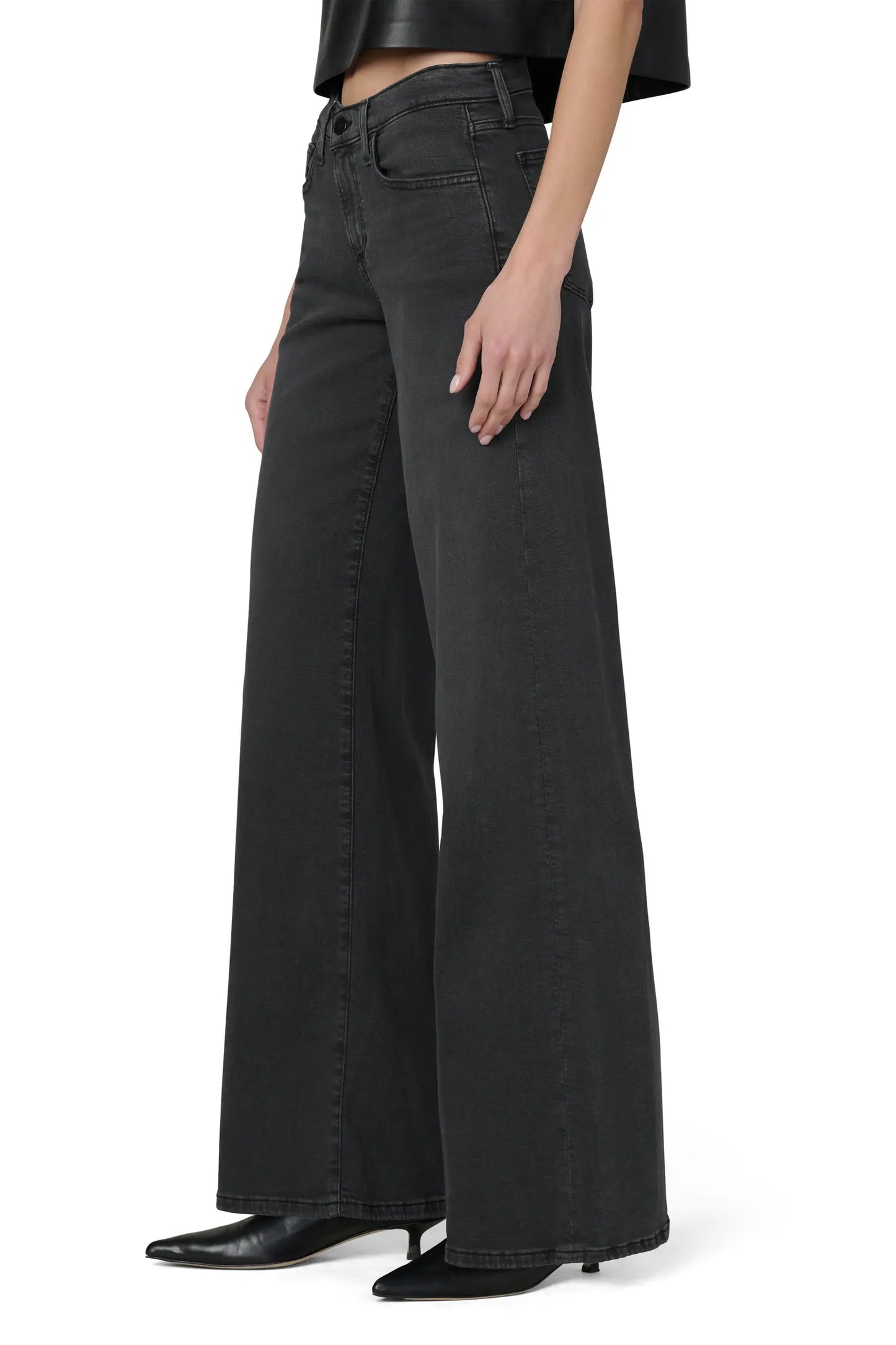 The Lou Lou Low Rise Wide Leg Jean