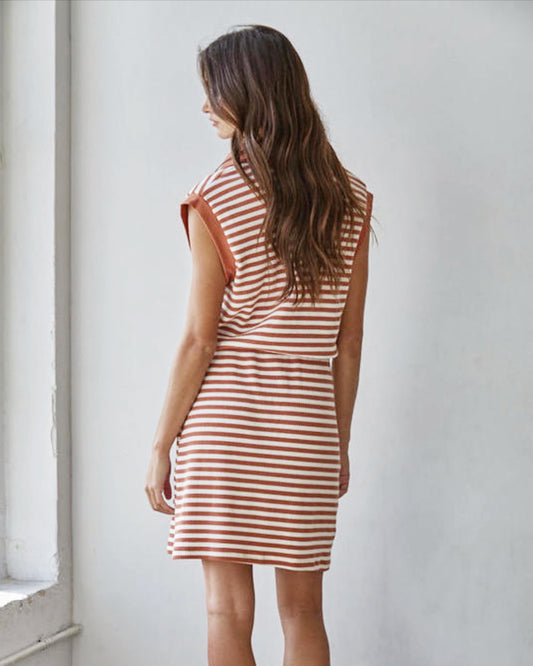 Marley Striped Polo Dress