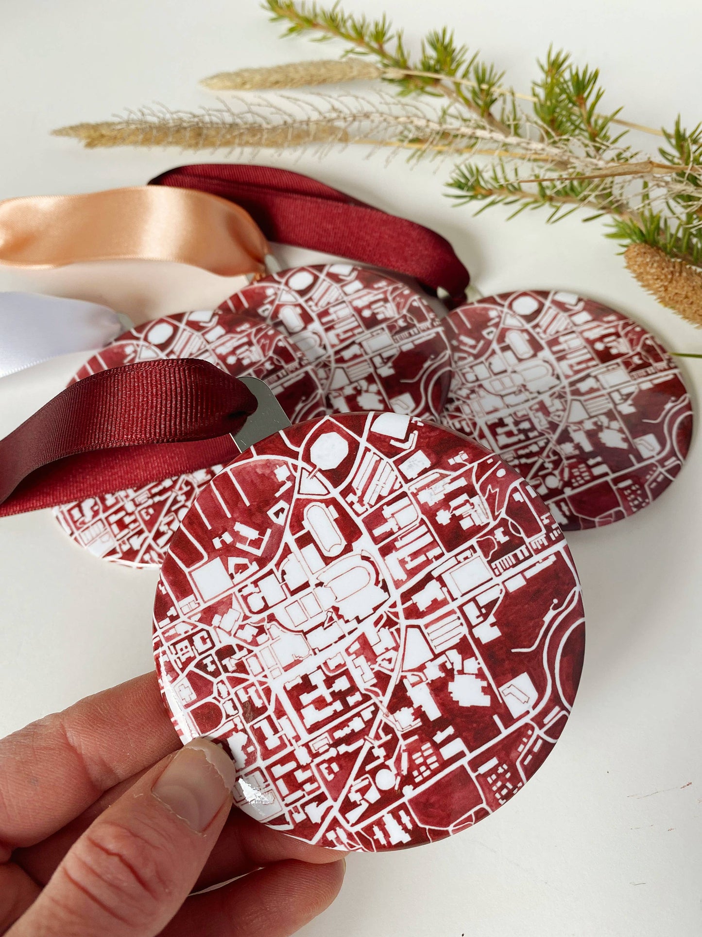 WSU Campus Map Ornament