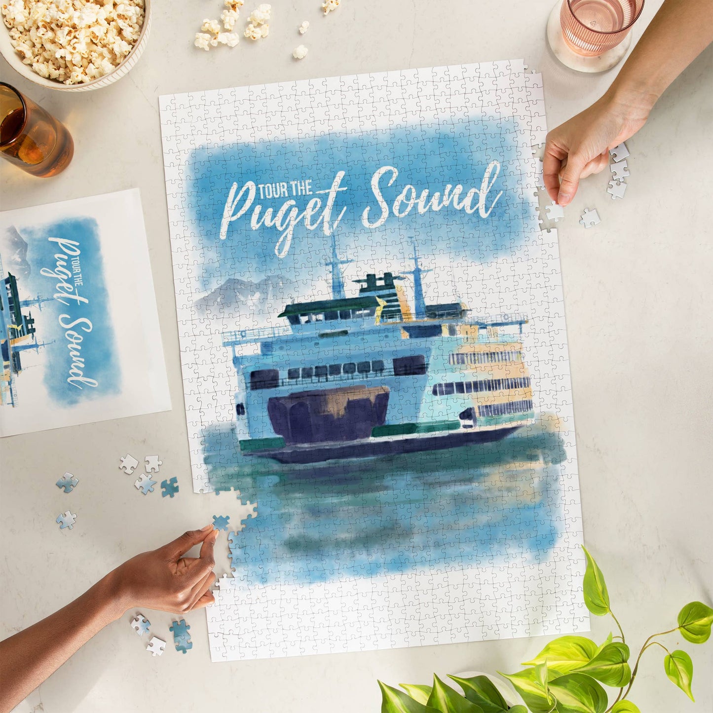 1000 PIECE PUZZLE Washington, Tour the Puget Sound, Ferry