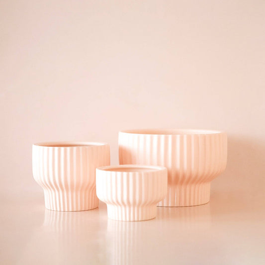 Presley Pedestal Pot | Ballerina: 4.5 inch