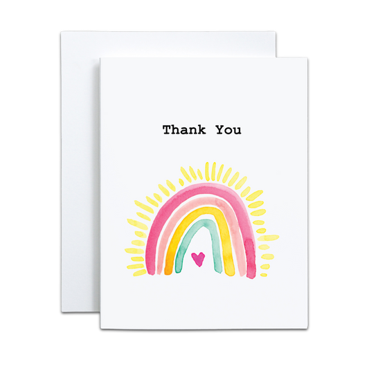 Thank You Rainbow Card