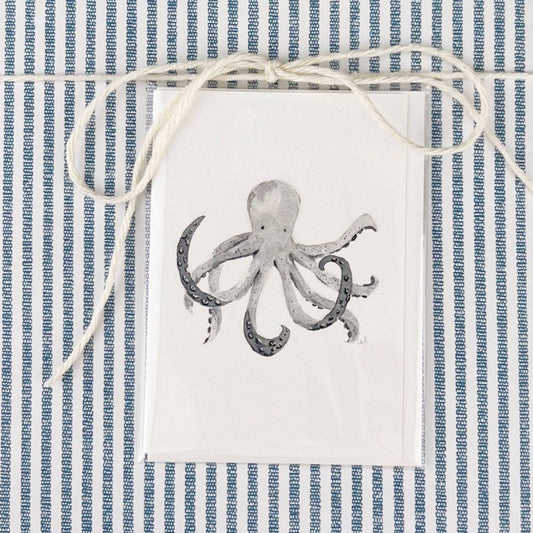 Mini Notecard - Octopus