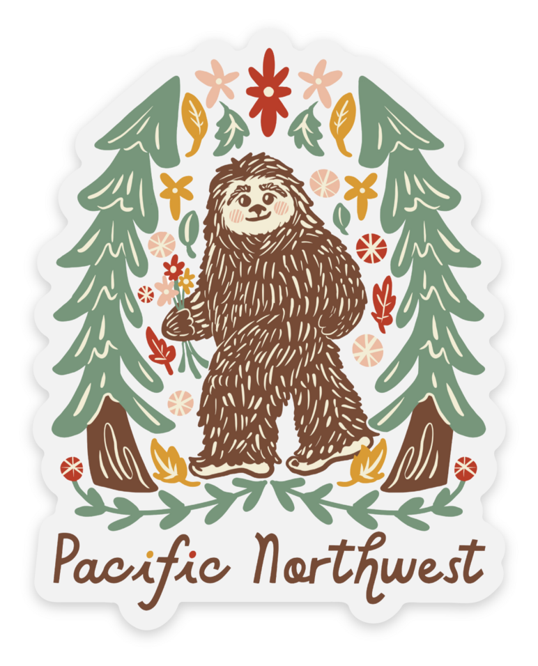 Sasquatch Sticker