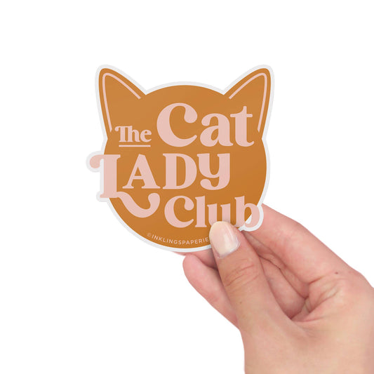 Vinyl Sticker - Cat Lady Club