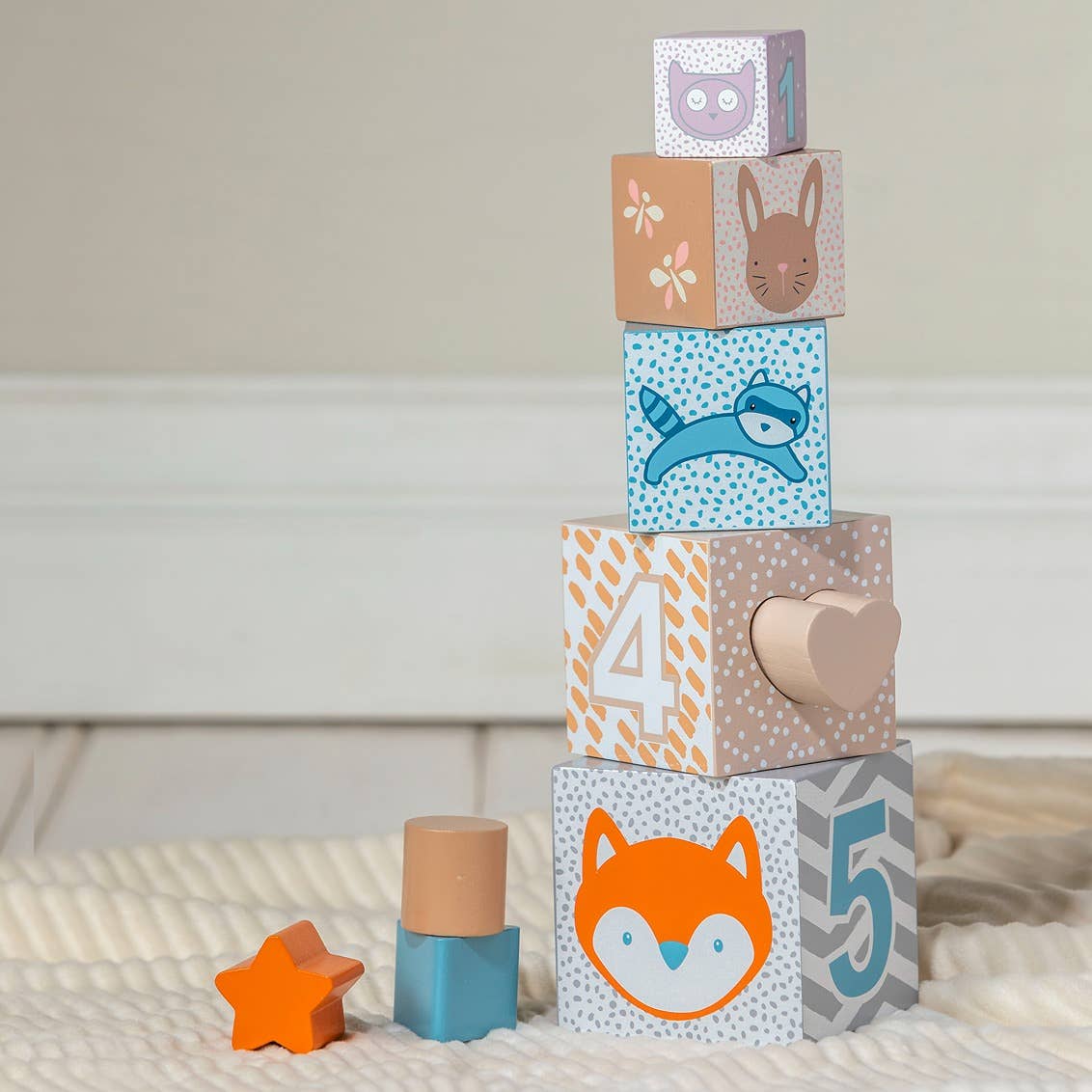 Leika Nesting & Stacking Wood Blocks