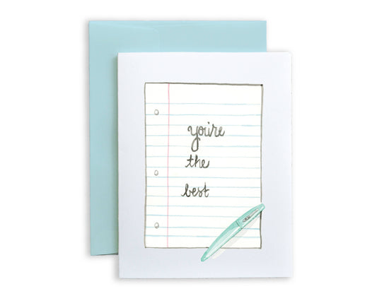 You're The Best Card