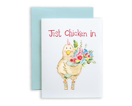 Just Chicken In Card