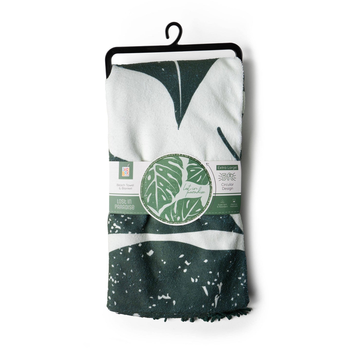 Leaf Lost in Paradise Juice Box 60" Round Beach Towels Open Stock