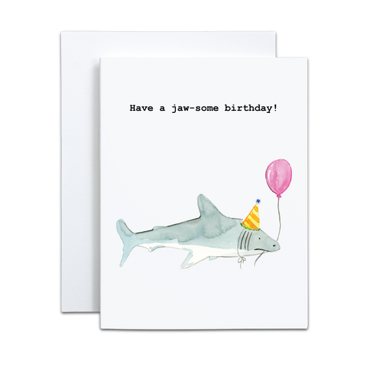 Jawsome Birthday Card