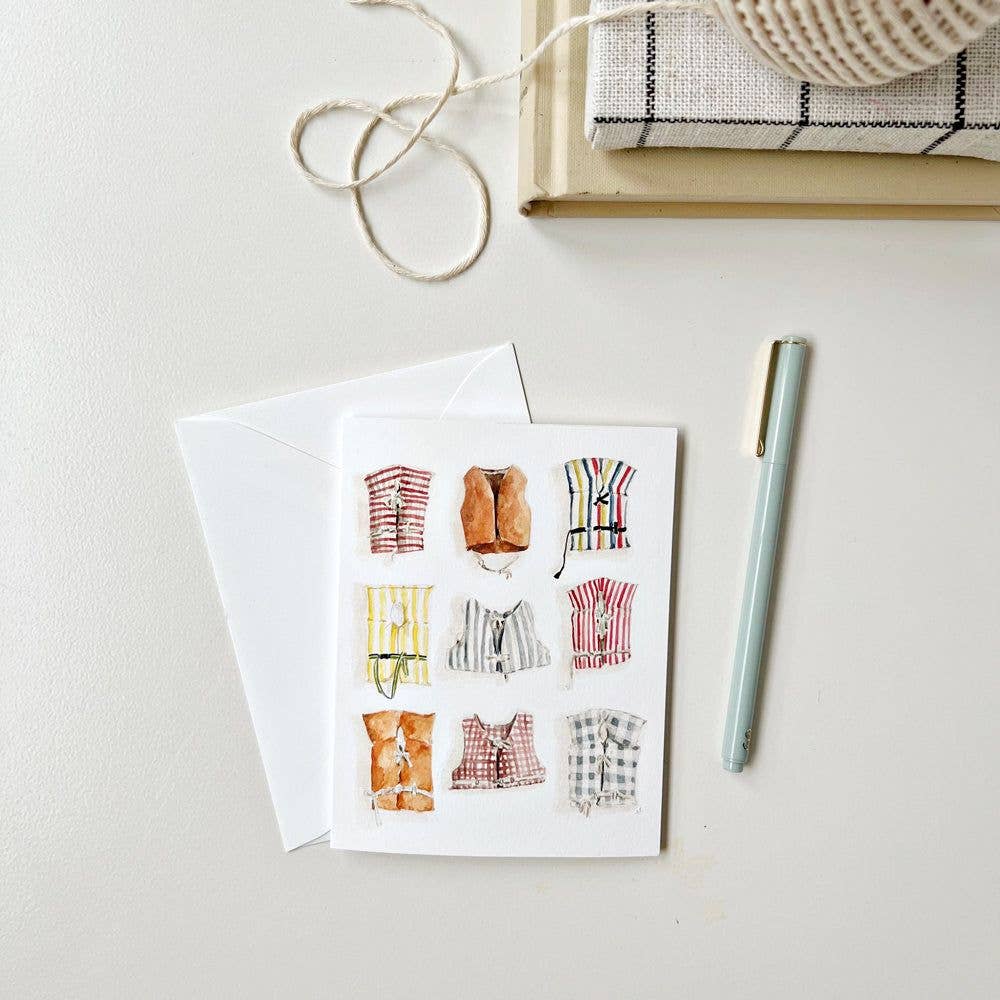 Boat Coats Greeting Card