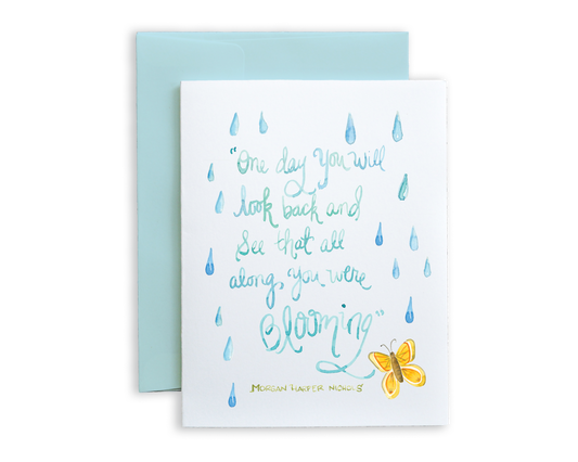 You Were Blooming Card