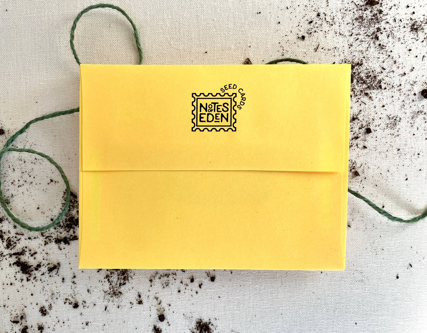 Bee Well Herb Mix Plantable Seed Card: Compostable Cello Sleeves, White