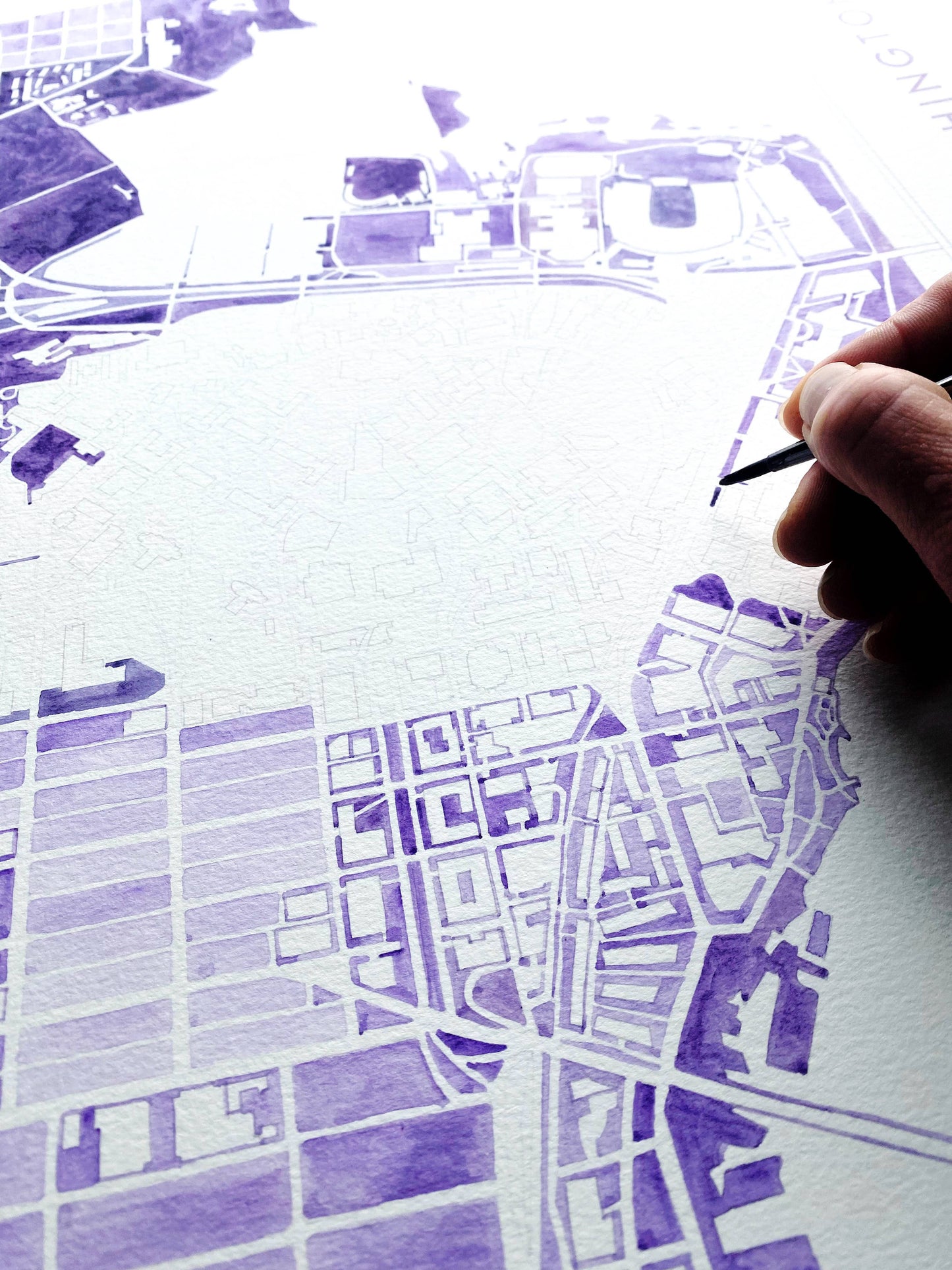 UW Campus Map Postcard