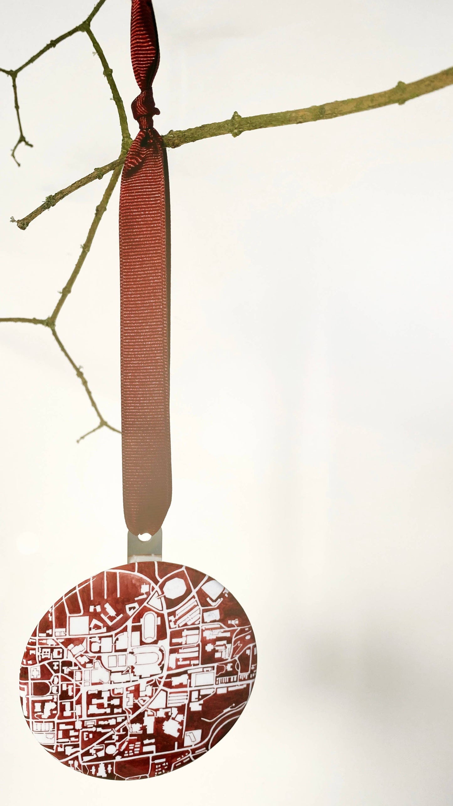 WSU Campus Map Ornament