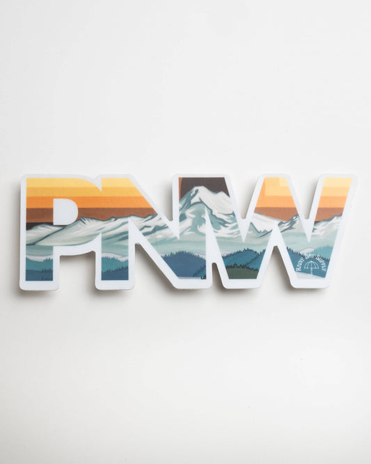 Retro PNW Sticker