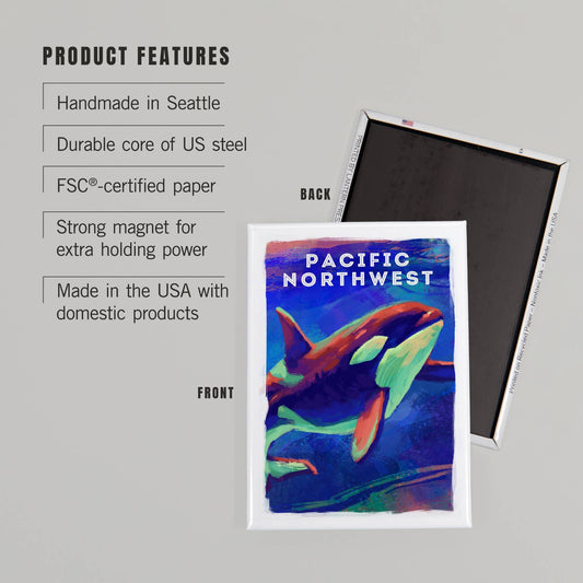 PNW Orca Magnet