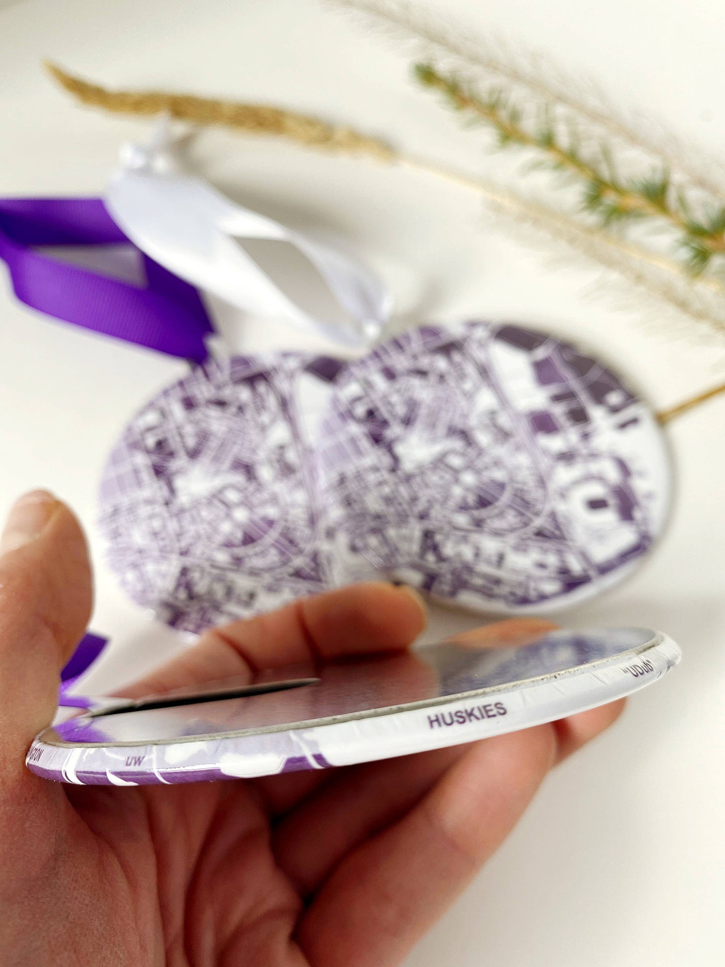 UW Campus Map Ornament