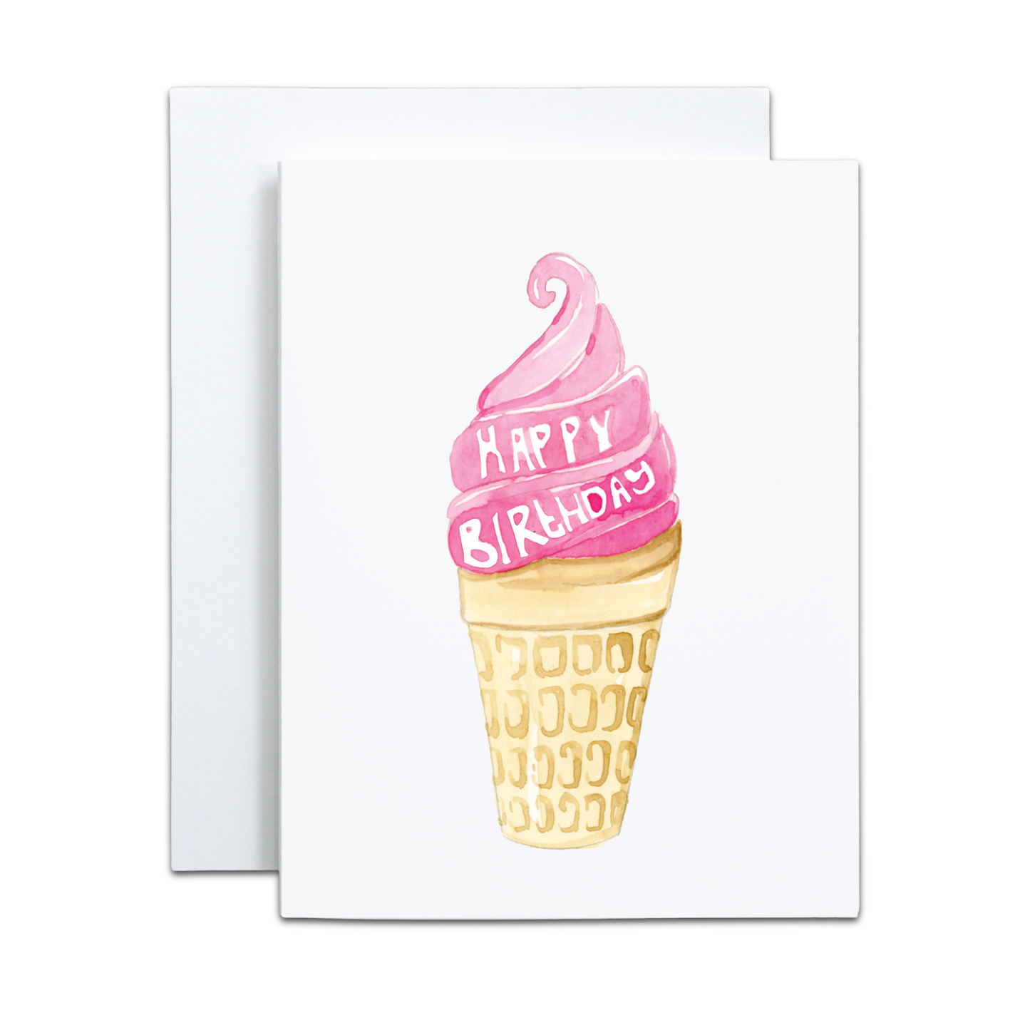 Happy Birthday Ice Cream Cone