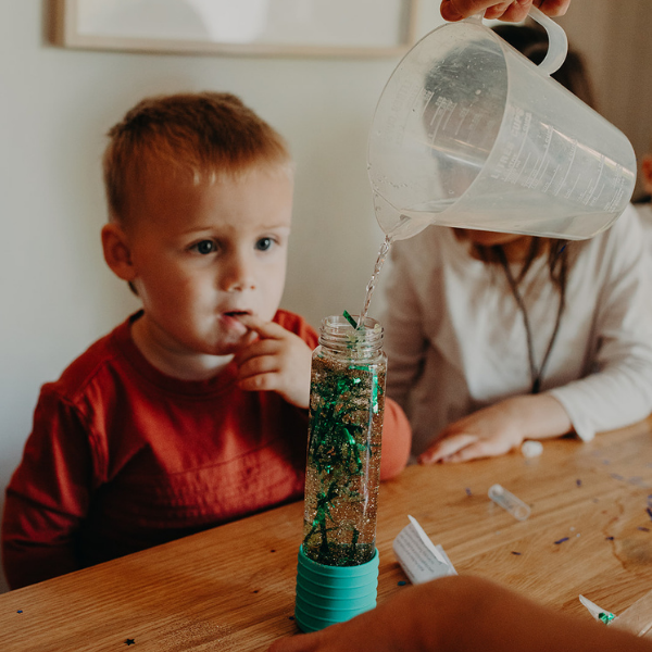 DIY Calm Down Bottle: Blue