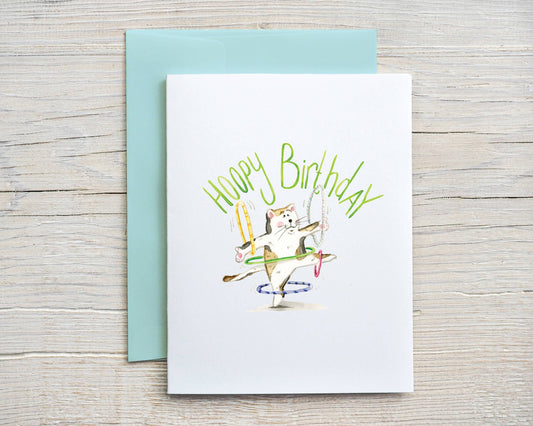 Hoopy Birthday Card