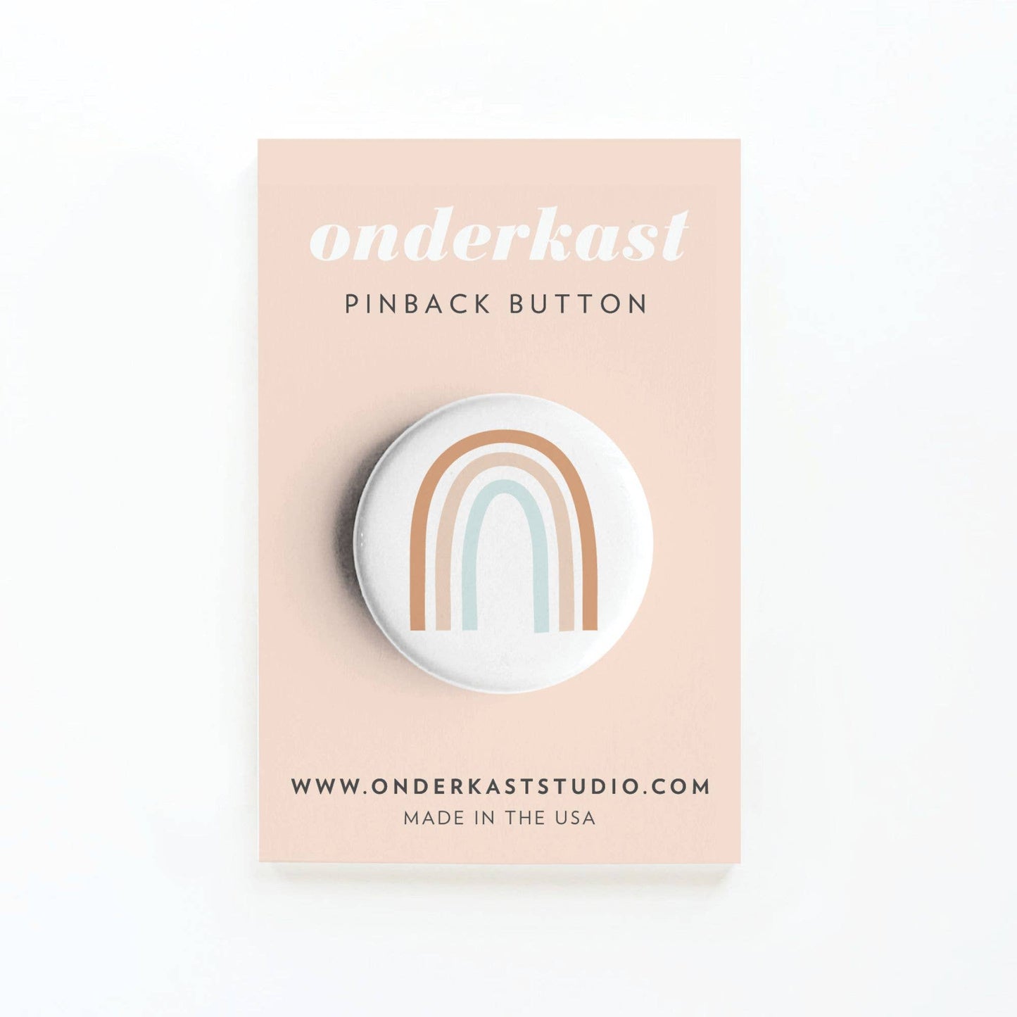 Rainbow Pinback Button: Loose