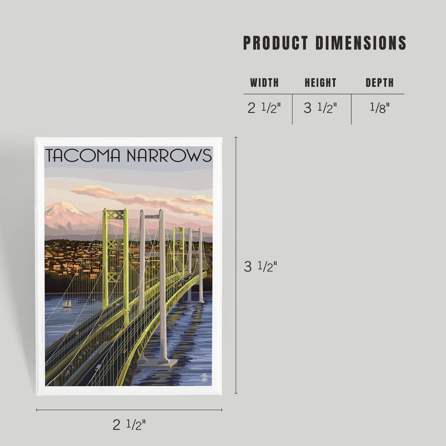 Tacoma Narrows Bridge Magnet