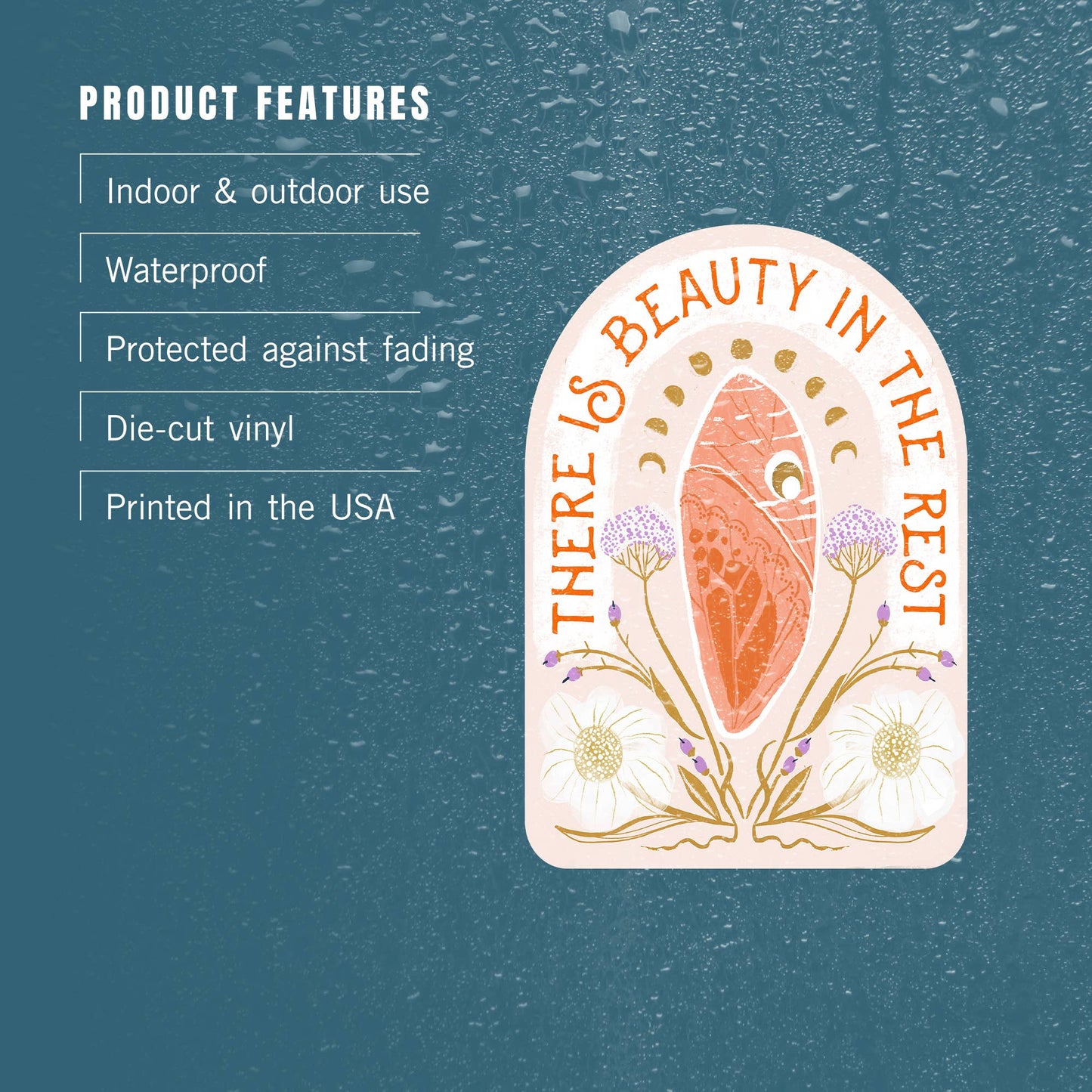 Beauty in the Rest Cocoon: Mini STICKERS