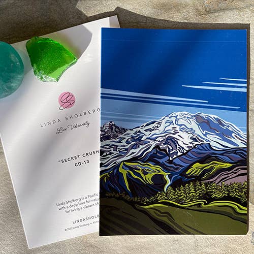 Secret Crush - Mount Rainier Greeting Card (2 Sizes): A7