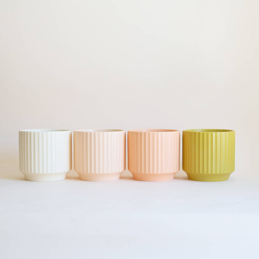 Monroe Planter | Vanilla: 6.75 inch