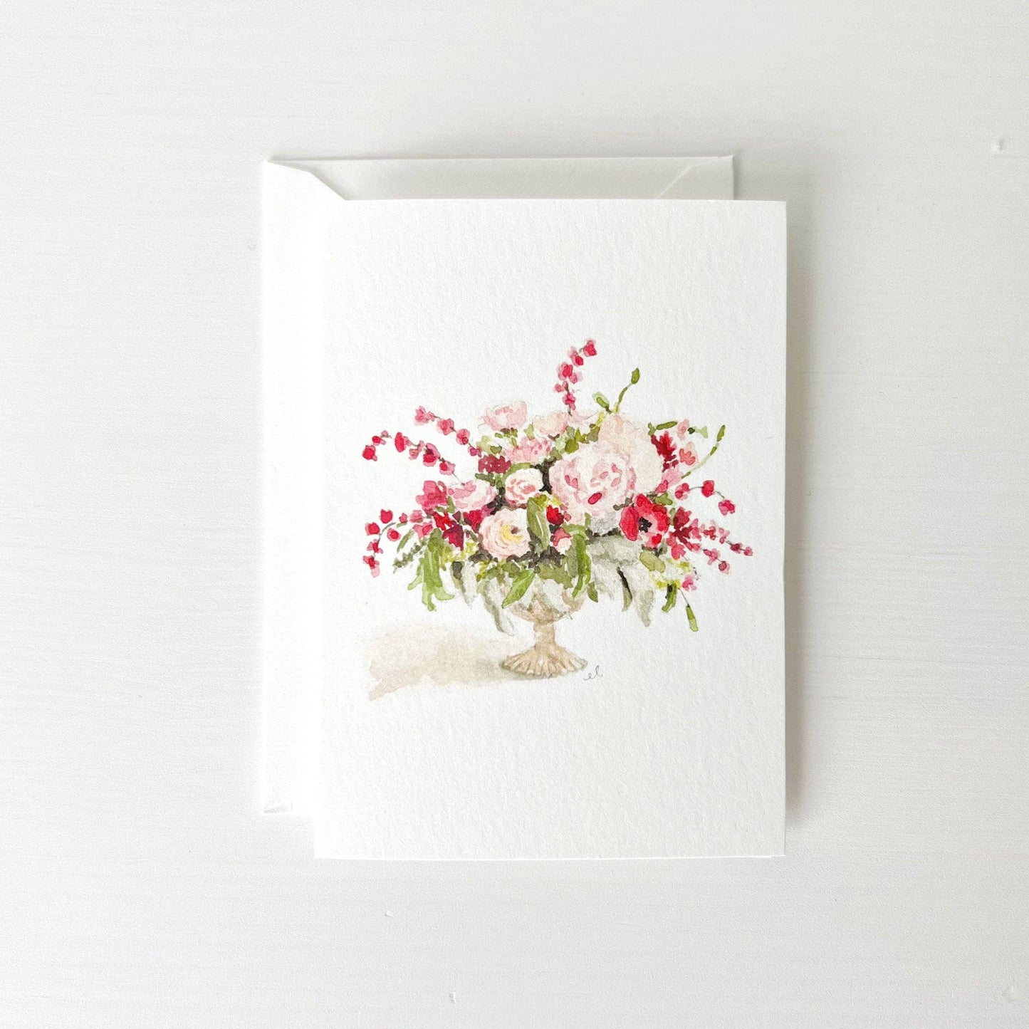 Pink Bouquet Mini Notecard