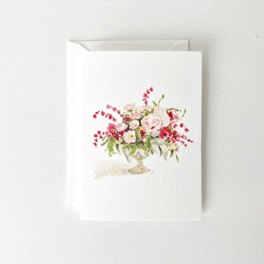 Pink Bouquet Mini Notecard
