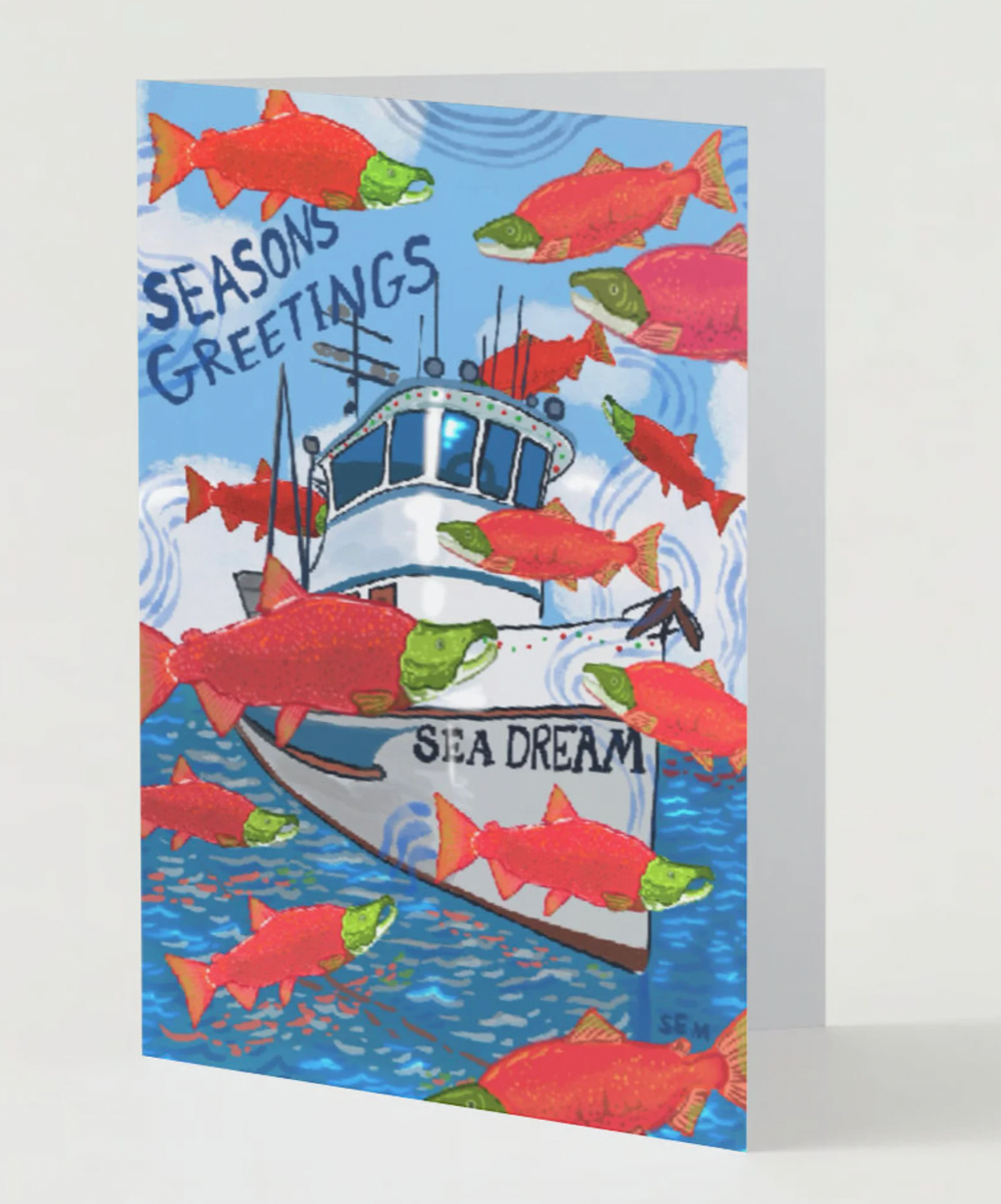 HOLIDAY Sockeye Season Holiday Card
