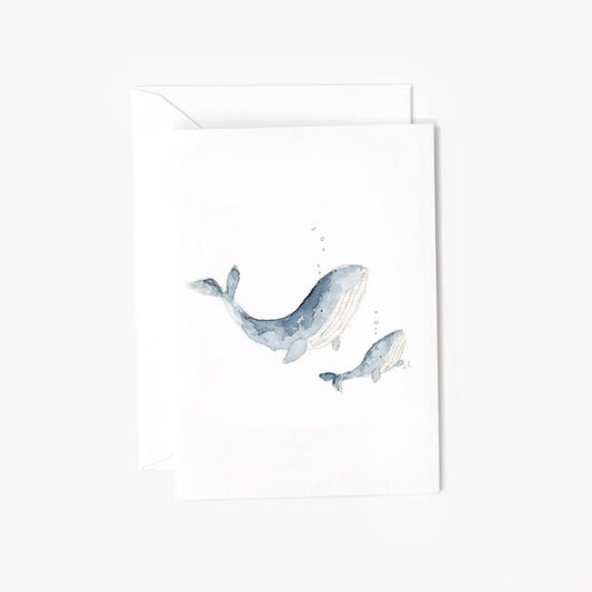Mini Notecard - Baby Whale