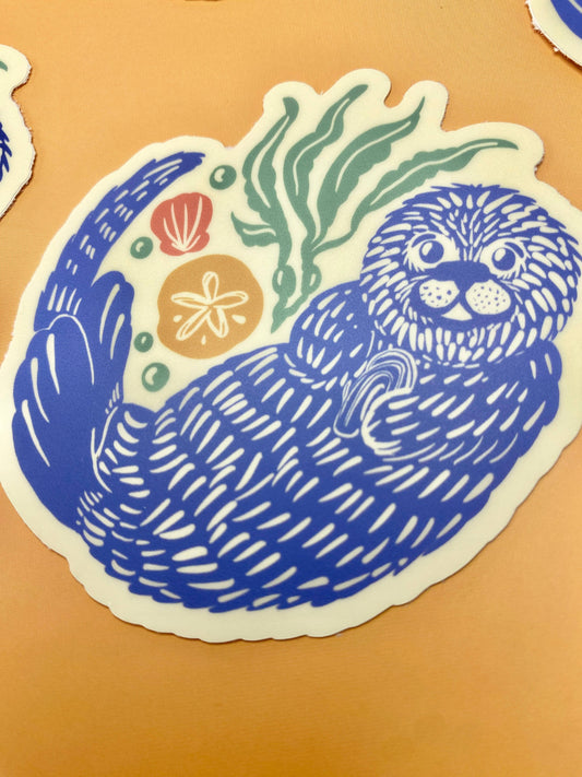 Otter Sticker