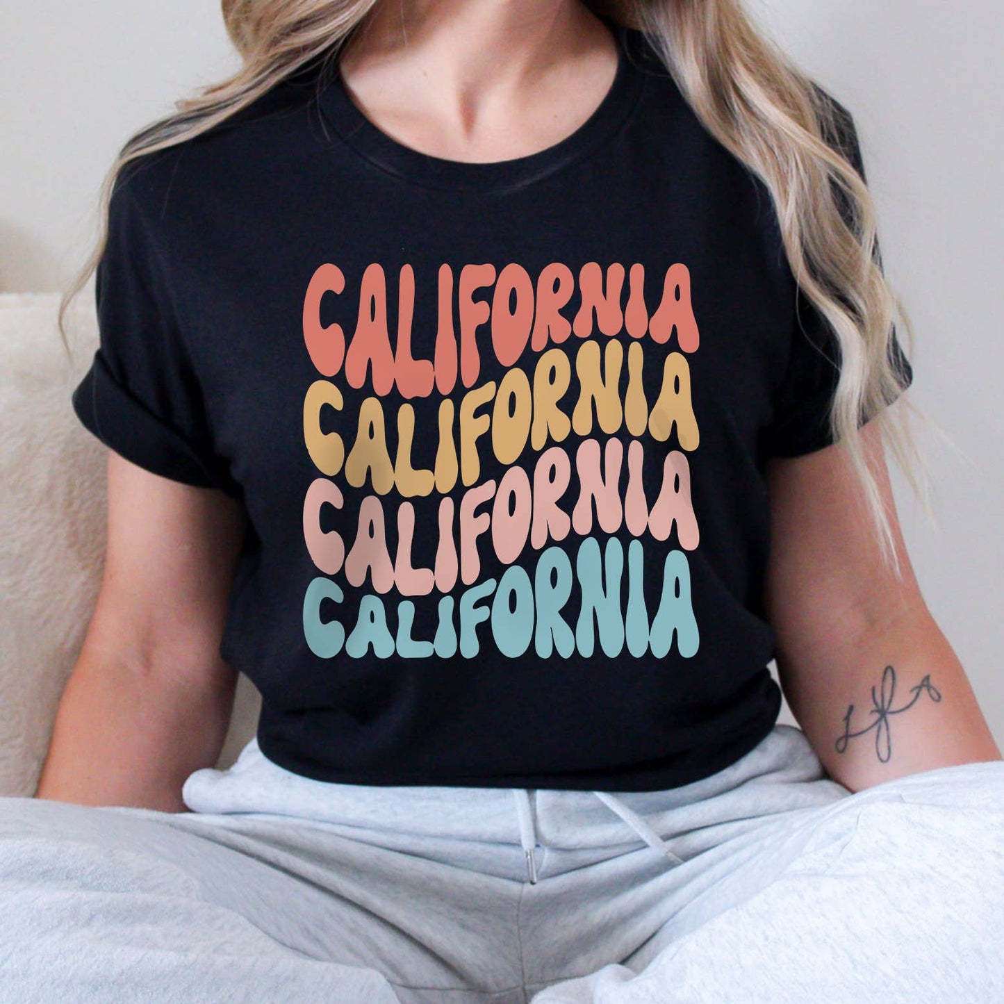 WAVY STATE TEE | CHOOSE STATE | BLACK OR WHITE TEE | XS-2XL