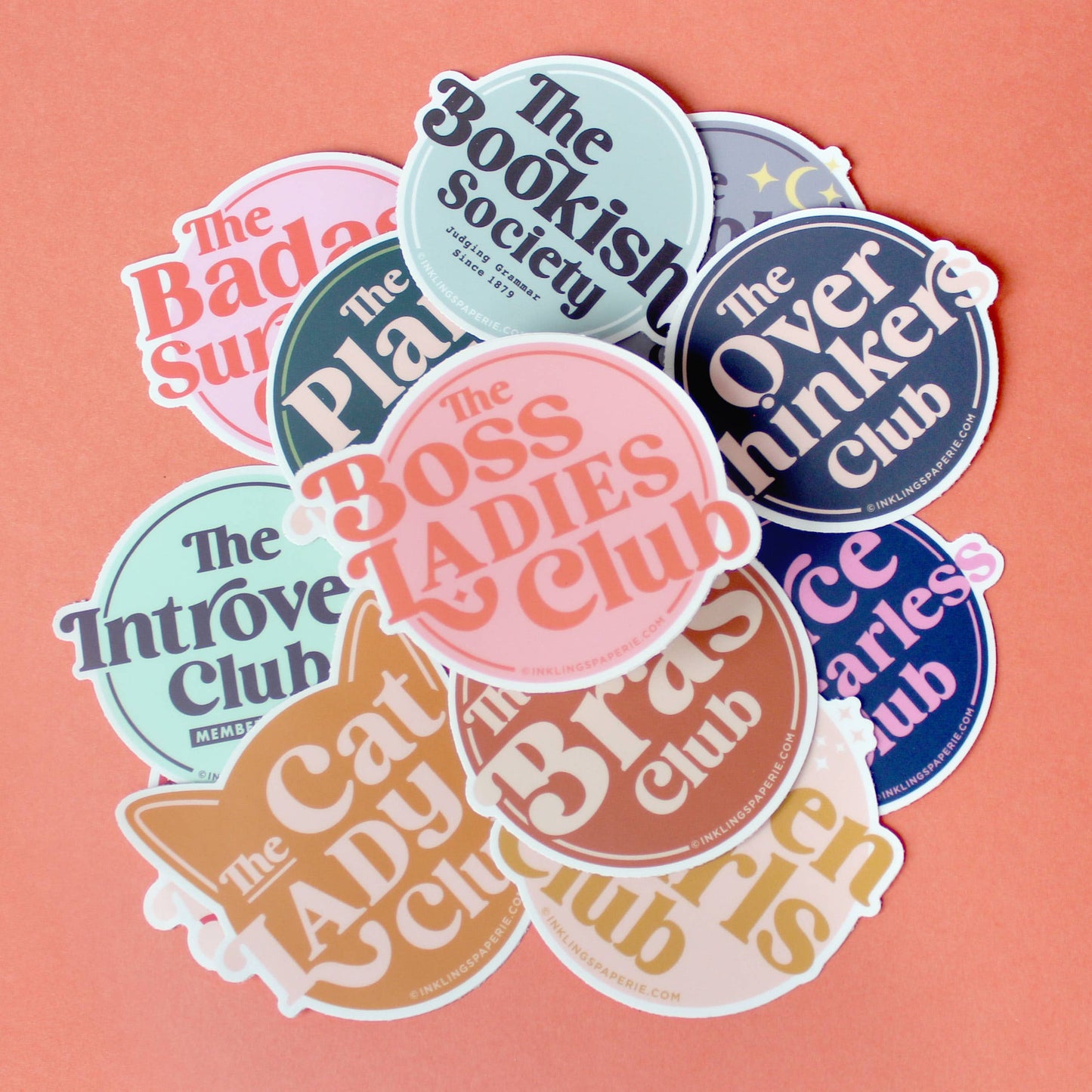 Vinyl Sticker - Cat Lady Club