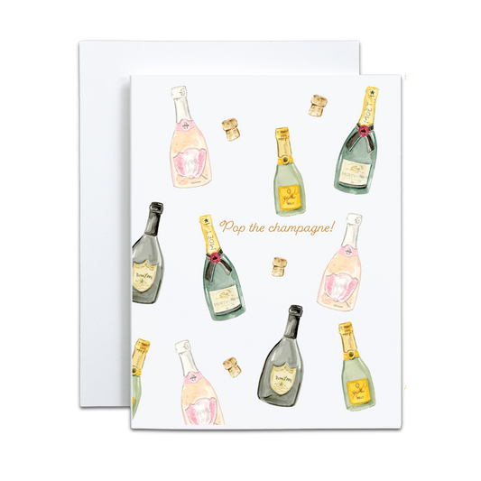 Pop The Champagne Card