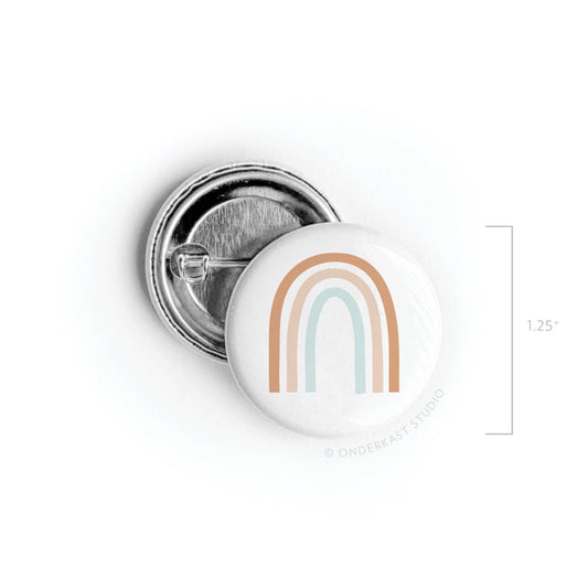 Rainbow Pinback Button: Loose
