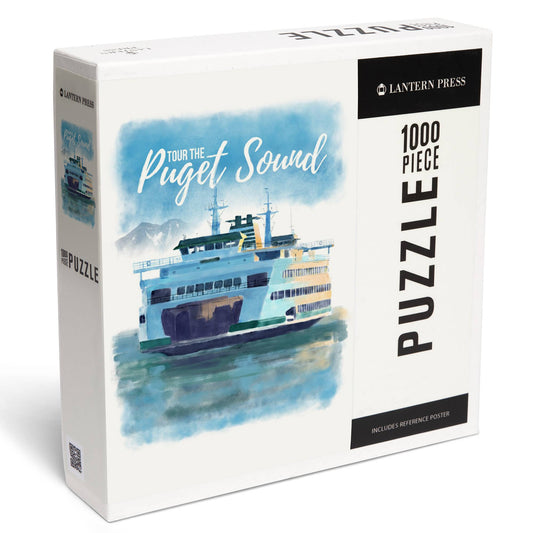 1000 PIECE PUZZLE Washington, Tour the Puget Sound, Ferry
