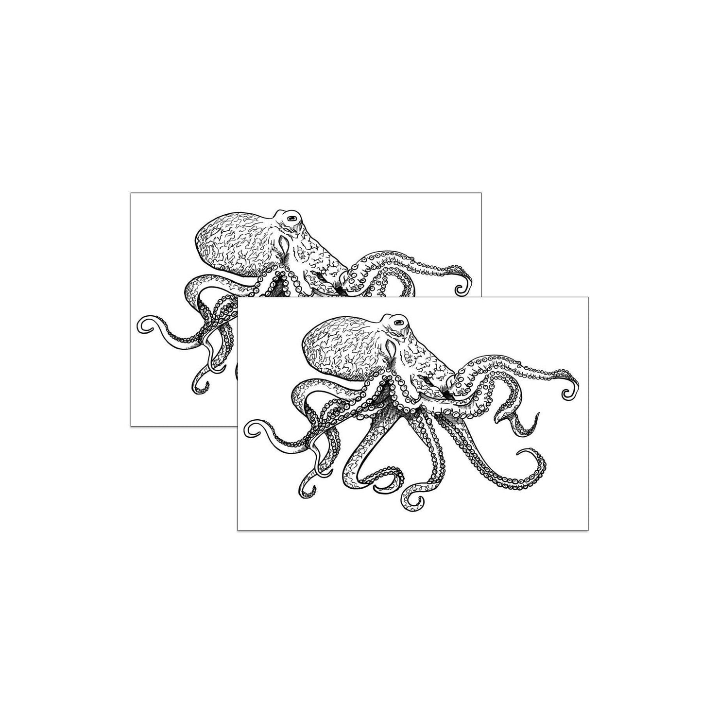 Octopus Temporary Tattoo