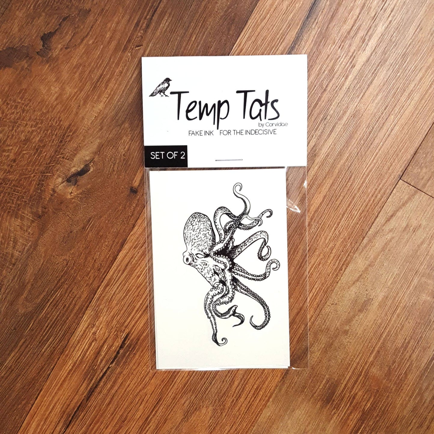 Octopus Temporary Tattoo