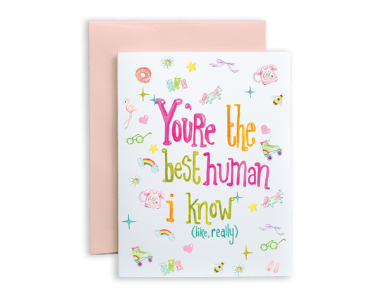 You're My Favorite Human Card