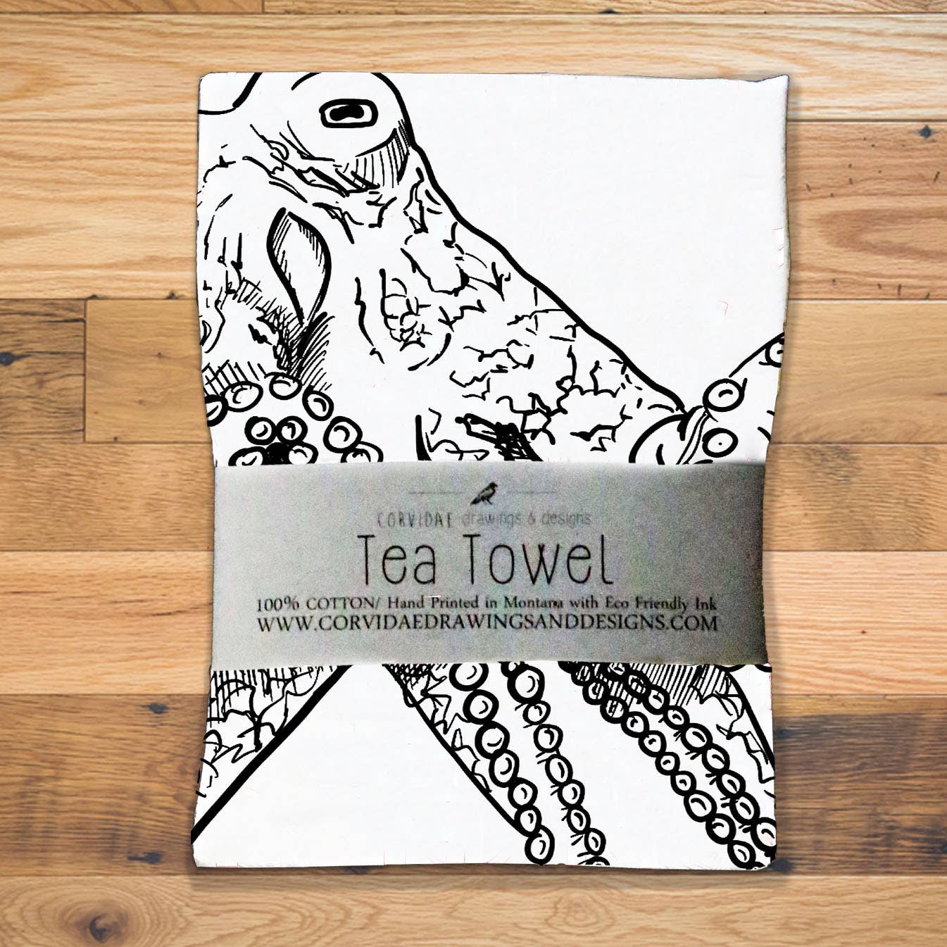 Octopus Tea Towel