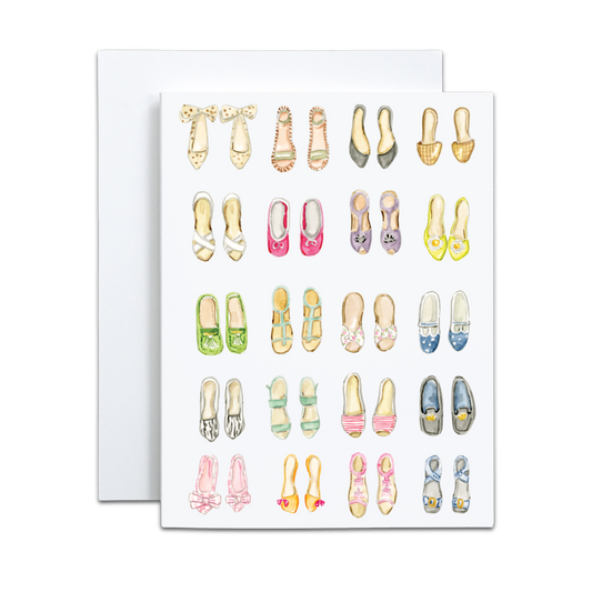 Shoe Note Card