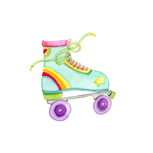 Vintage Rollerskate Sticker