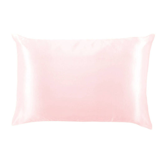 Lemon Lavender Solid Silky Satin Pillowcase Open Stock: Rosewater