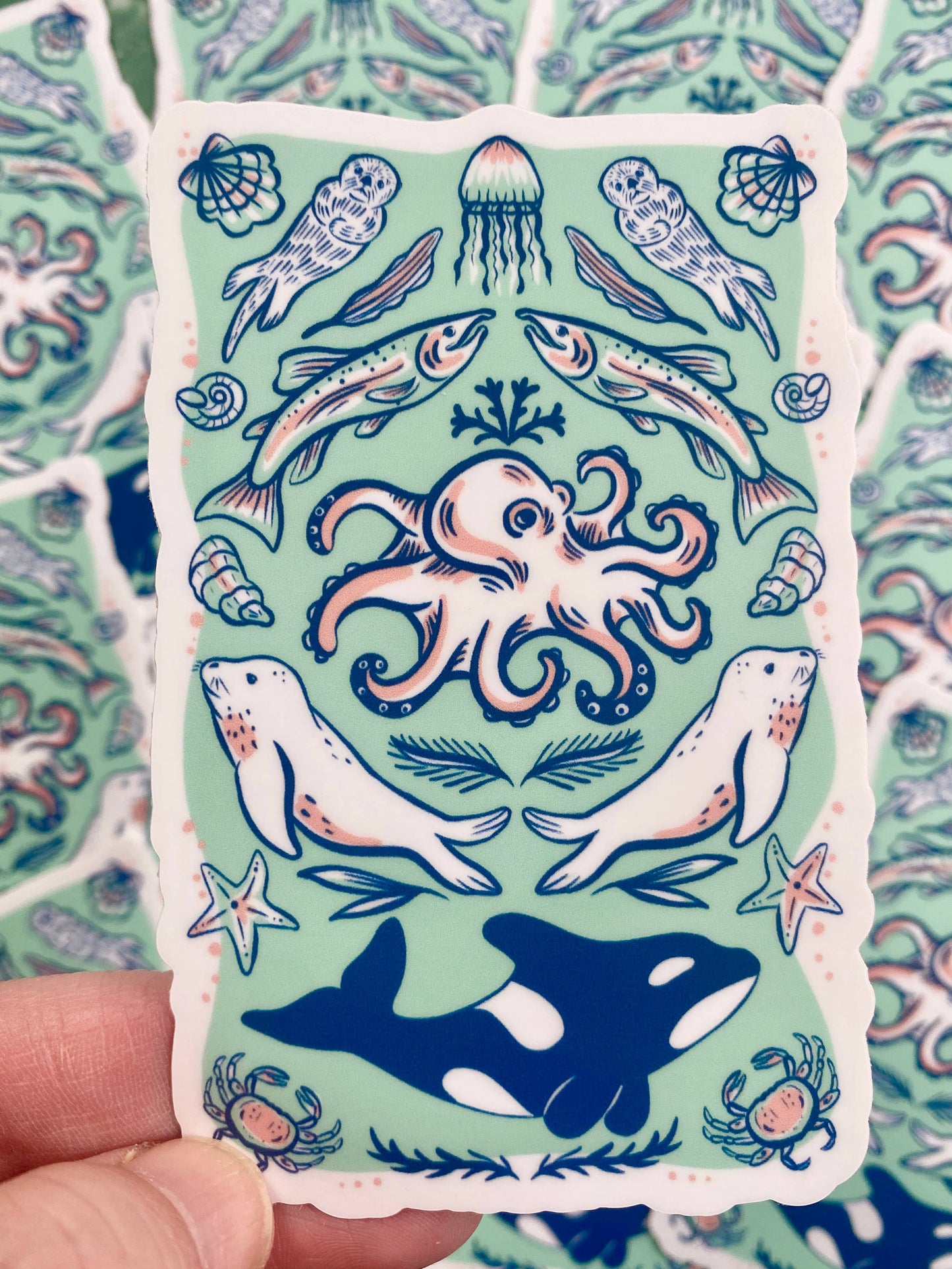 Puget Sound Sea Sticker
